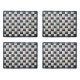 navy sinamay placemats, set of 4 40 navy sinamay placemats, set of 4 40