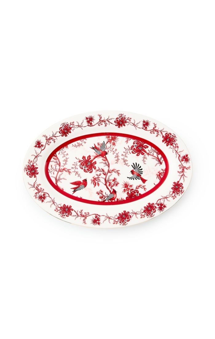 cardinal toile oval platter 46 cardinal toile oval platter 46