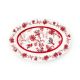 cardinal toile oval platter 46 cardinal toile oval platter 46
