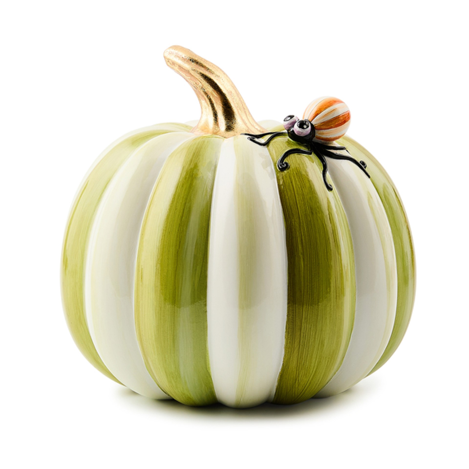 fergals friend spider on small moss stripe pumpkin 70 fergals friend spider on small moss stripe pumpkin 70