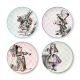 wonderland plates, set of 4 69 wonderland plates, set of 4 69