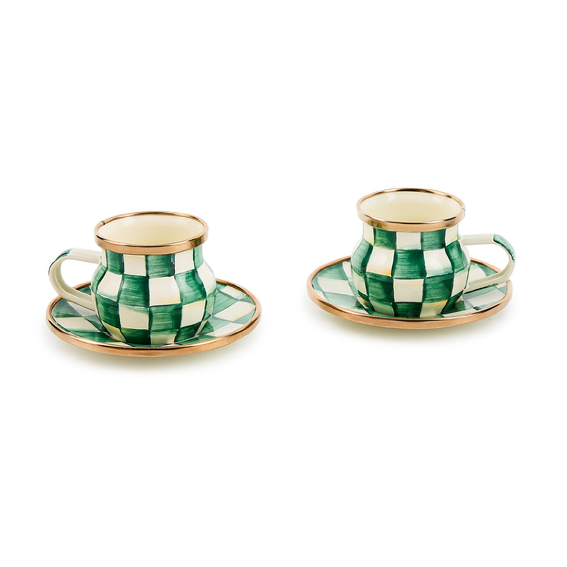 emerald check espresso cup & saucer set 84 emerald check espresso cup & saucer set 84