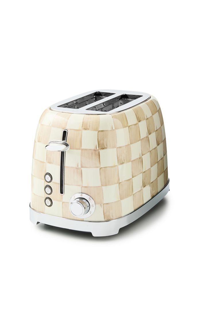 mocha check 2-slice toaster 64 mocha check 2-slice toaster 64