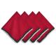 Isadora Napkin Set/4- Red 3 Isadora Napkin Set/4- Red 3