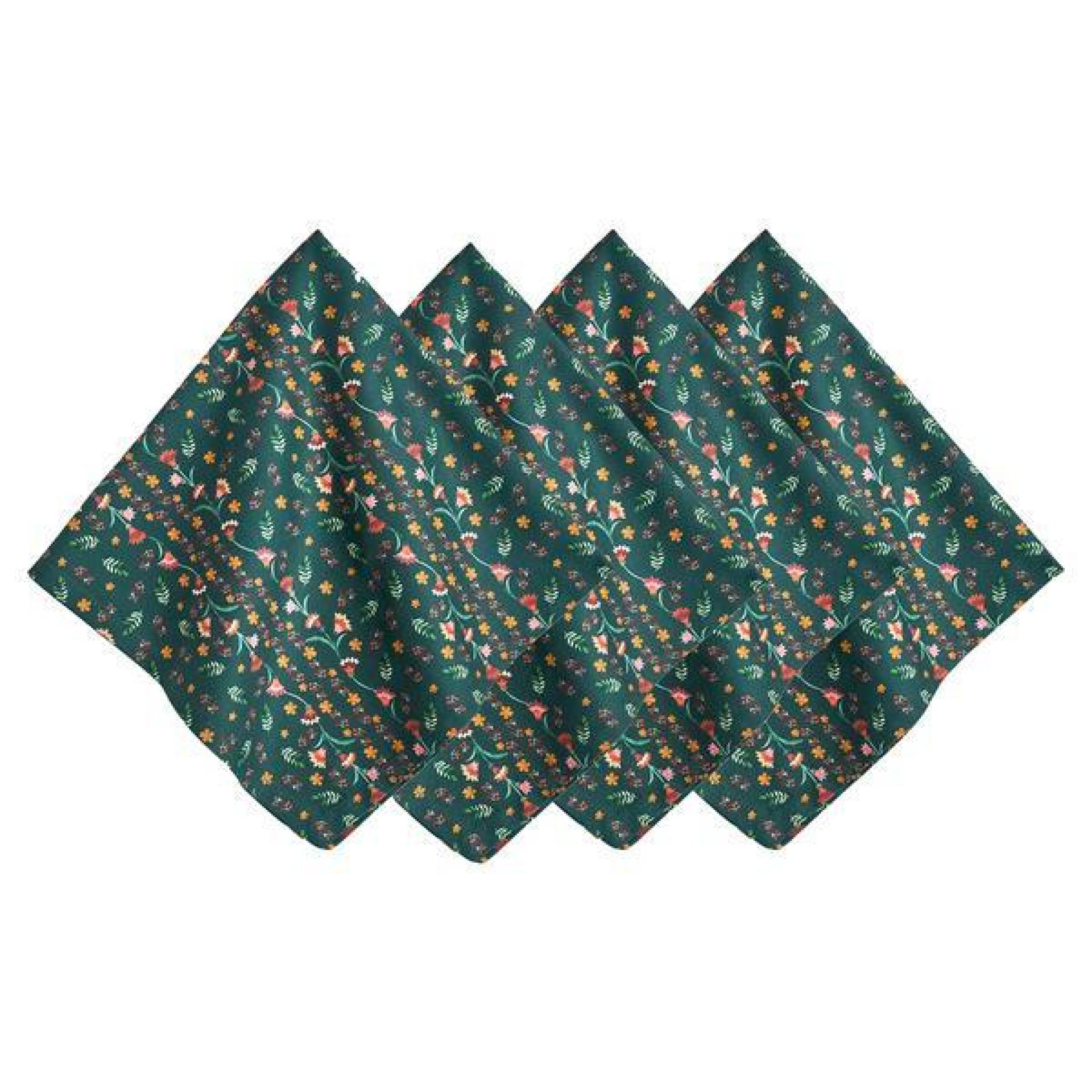 Klara Napkin Set/4 - Evergreen 6 Klara Napkin Set/4 - Evergreen 6