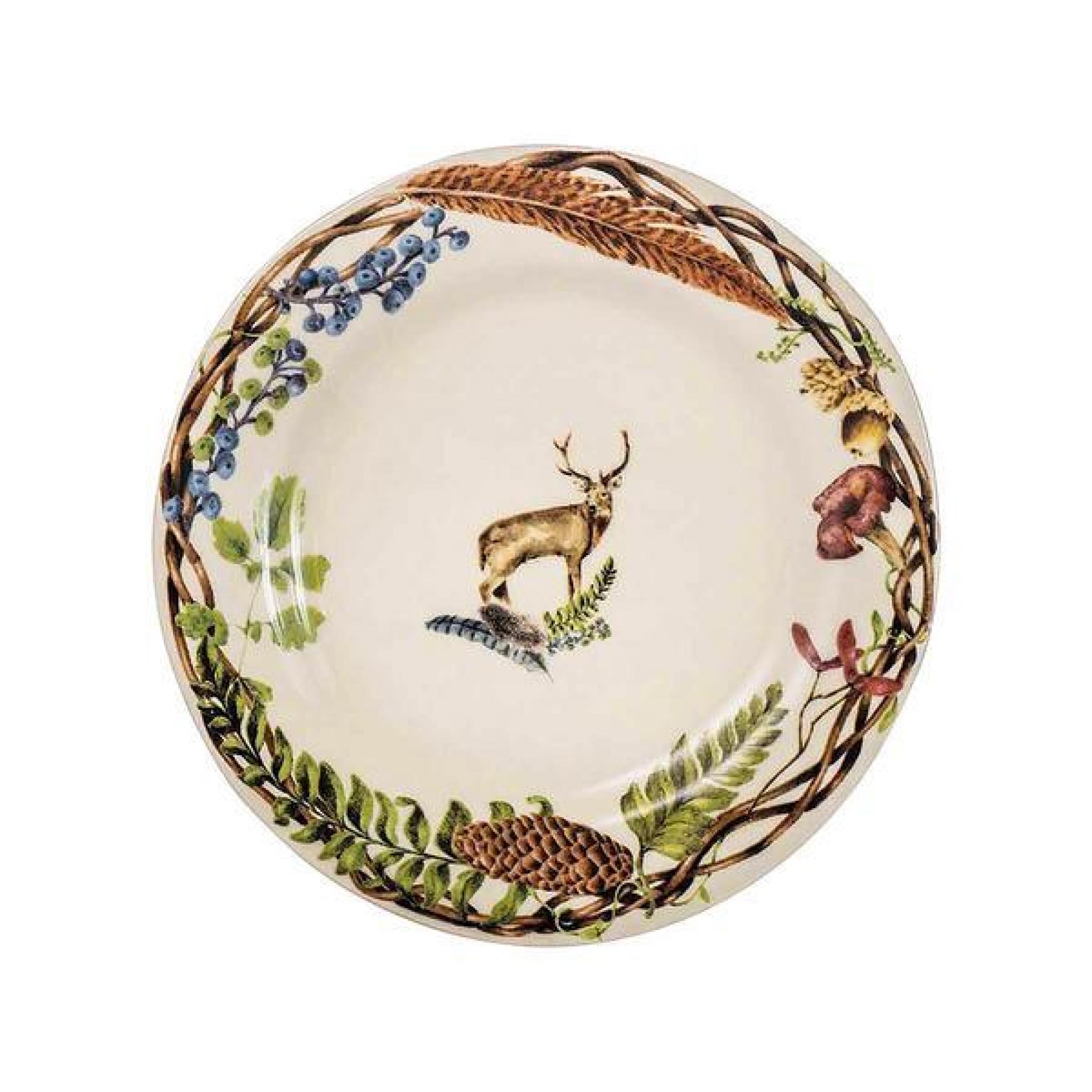 Forest Walk Stag Dessert/Salad Plate 52 Forest Walk Stag Dessert/Salad Plate 52
