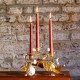 Forest Walk Pumpkin & Vine Triple Candlestick Holder - Gold 45 Forest Walk Pumpkin & Vine Triple Candlestick Holder - Gold 45
