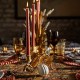 Forest Walk Pumpkin & Vine Double Candlestick Holder - Gold 44 Forest Walk Pumpkin & Vine Double Candlestick Holder - Gold 44