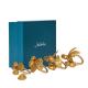 Forest Walk Leaf Napkin Ring Assorted Set/4 - Gold 38 Forest Walk Leaf Napkin Ring Assorted Set/4 - Gold 38
