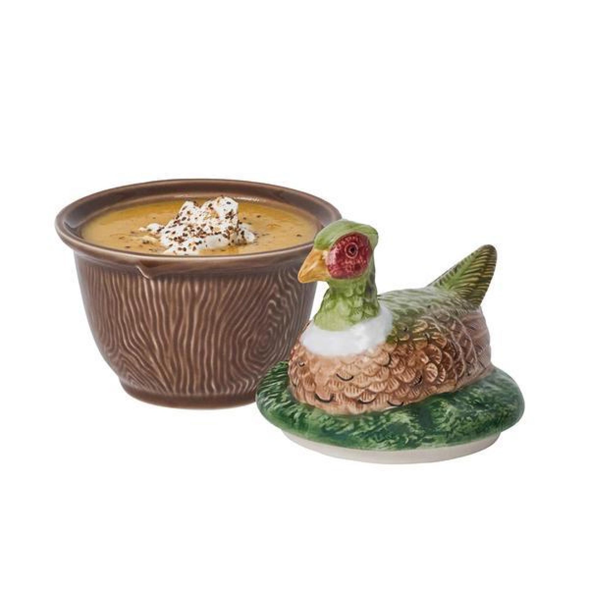 Forest Walk Pheasant Bowl with Lid - Multi 41 Forest Walk Pheasant Bowl with Lid - Multi 41