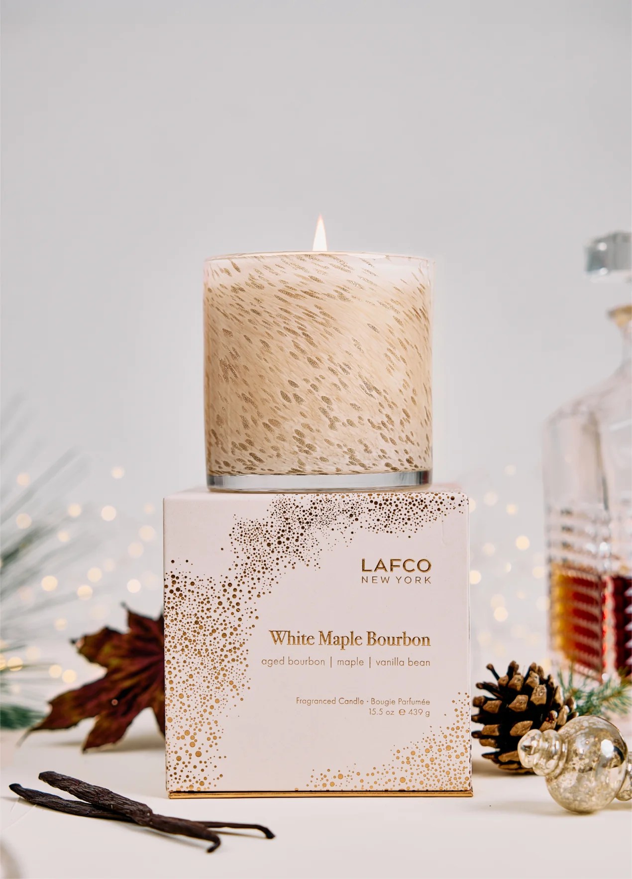 White Maple Bourbon Signature Candle15.5oz 20 White Maple Bourbon Signature Candle15.5oz 20