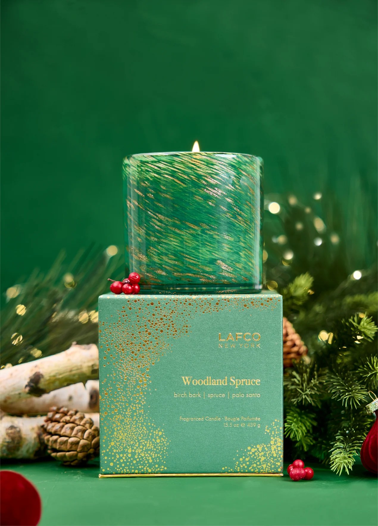 Woodland Spruce Signature Candle15.5oz 1 Woodland Spruce Signature Candle15.5oz 1