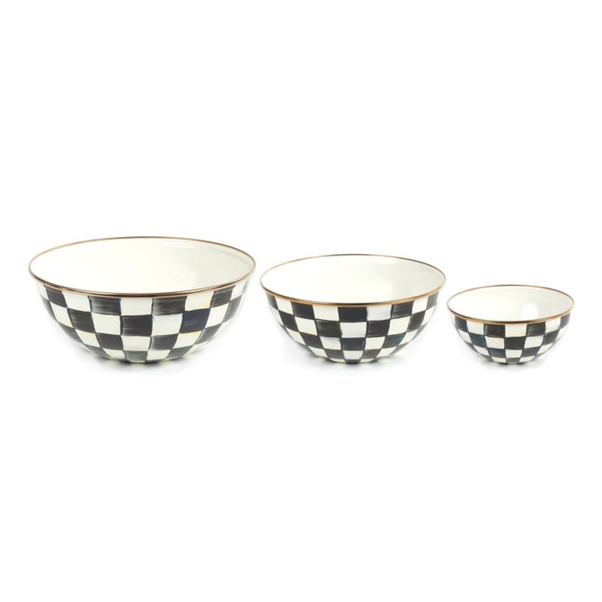 Courtly Check Mixing Bowls, Set Of 3 33 Courtly Check Mixing Bowls, Set Of 3 33