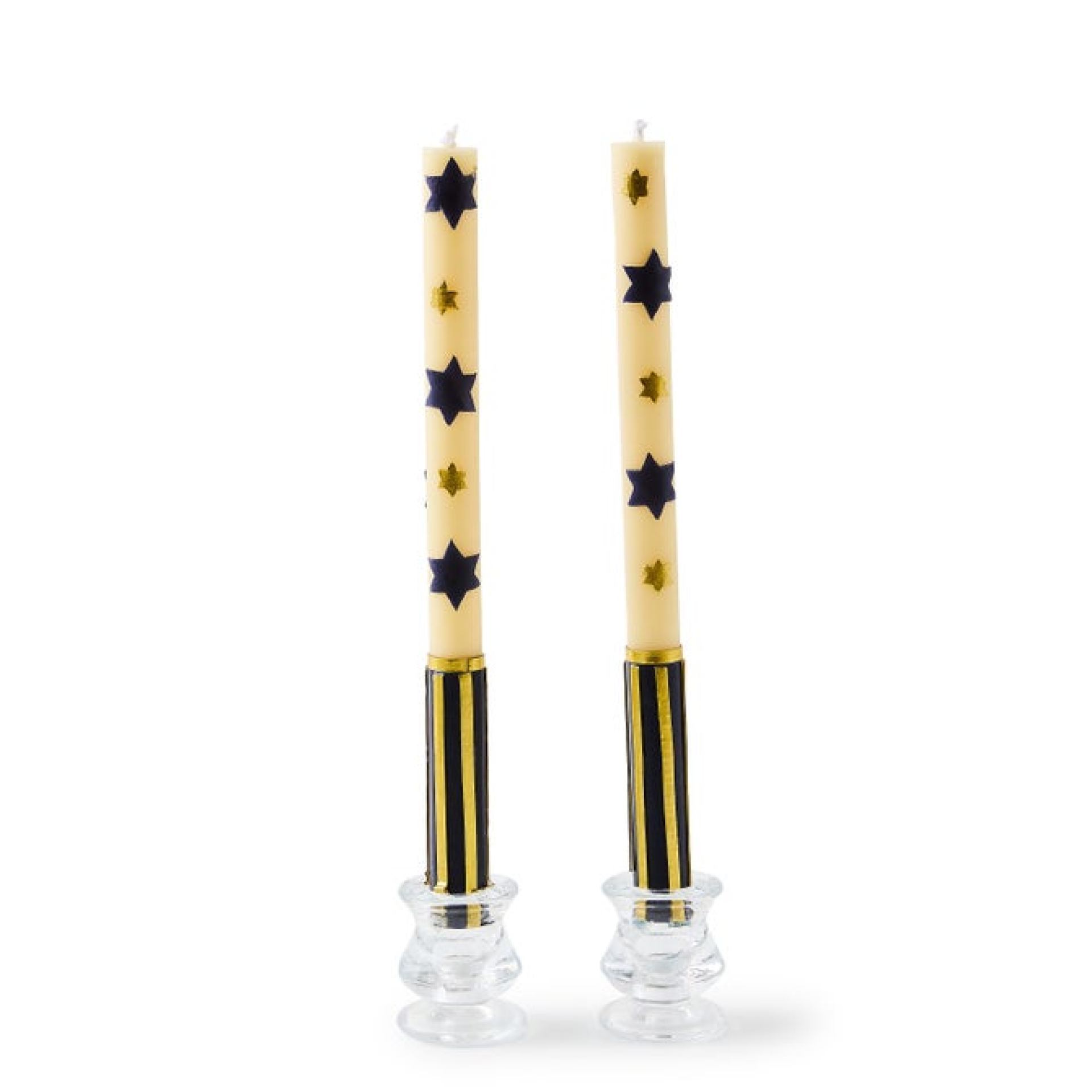 Judaica Dinner Candles, Set Of 2 45 Judaica Dinner Candles, Set Of 2 45
