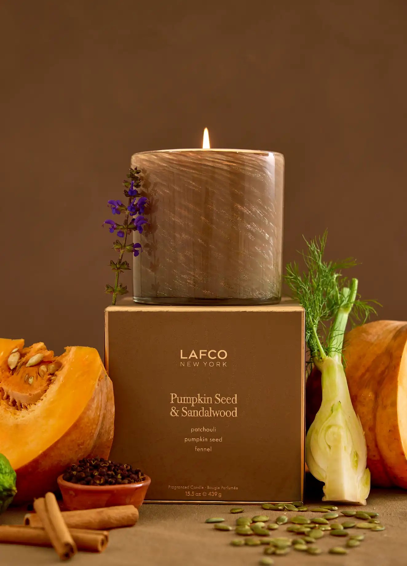 Pumpkinseed & Sandalwood Signature Candle15.5oz 12 Pumpkinseed & Sandalwood Signature Candle15.5oz 12