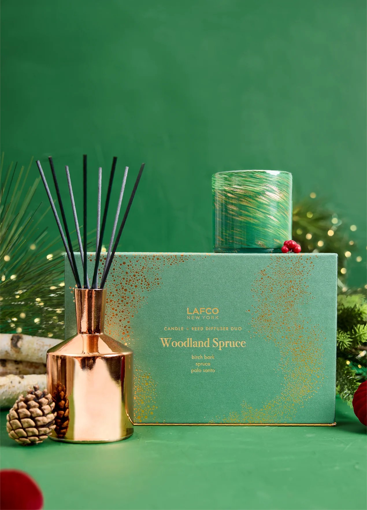 Woodland Spruce Classic Candle + Diffuser Duo 2 Woodland Spruce Classic Candle + Diffuser Duo 2