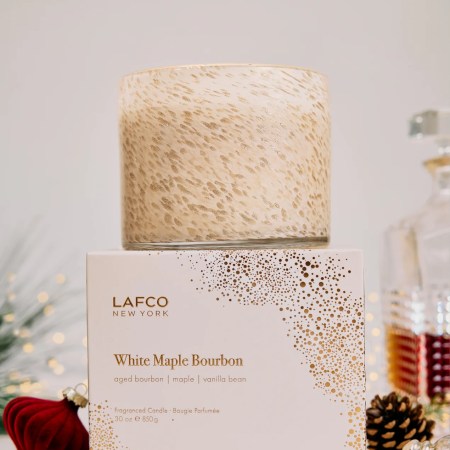 White Maple Bourbon 3-Wick Candle30oz 5 White Maple Bourbon 3-Wick Candle30oz 5