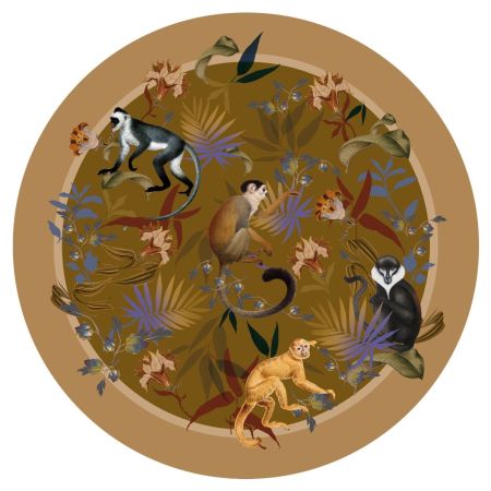 LAZY SUSAN BROWN MONKEYS 44 LAZY SUSAN BROWN MONKEYS 44