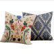 LARGE PILLOW MEXICA IVORY BLUE 39 LARGE PILLOW MEXICA IVORY BLUE 39
