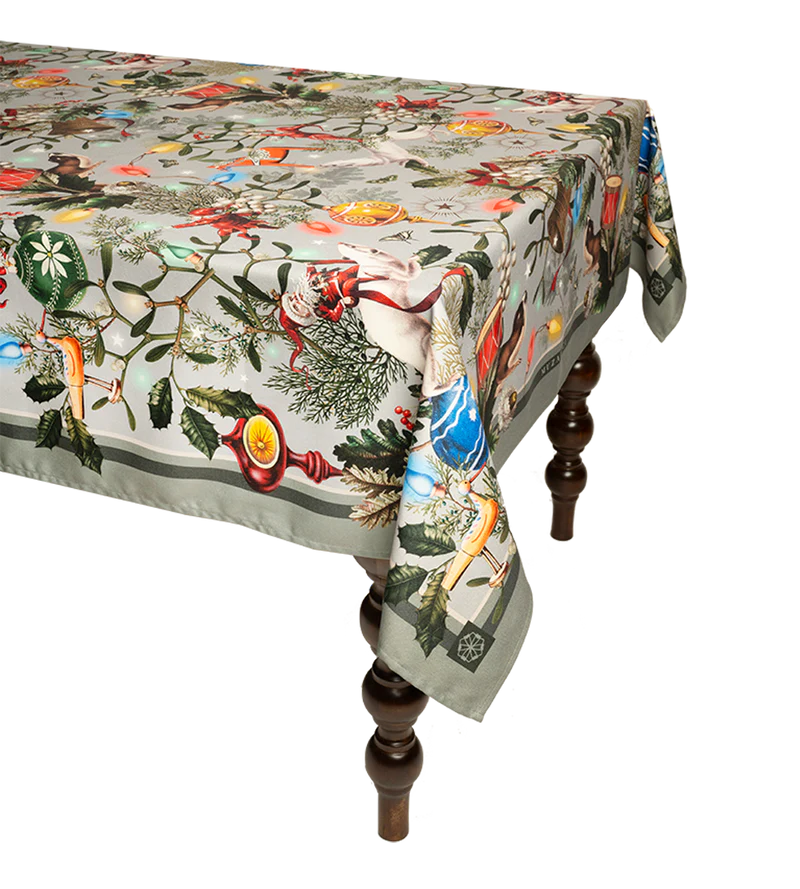 TABLECLOTH SANTAS ATELIER GREEN 1,50 x 4 metros 6 TABLECLOTH SANTAS ATELIER GREEN 1,50 x 4 metros 6