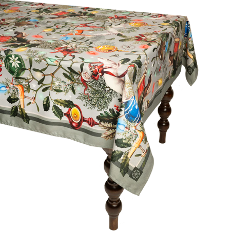 TABLECLOTH SANTAS ATELIER GREEN 1,50 x 4 metros 6 TABLECLOTH SANTAS ATELIER GREEN 1,50 x 4 metros 6