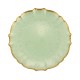 Baroque Glass Pistachio Dinner Plate 76 Baroque Glass Pistachio Dinner Plate 76