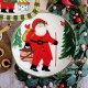Old St. Nick Shallow Bowl with Apple Basket 61 Old St. Nick Shallow Bowl with Apple Basket 61