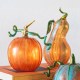 Pumpkins Figural Orange Glass Pumpkin 65 Pumpkins Figural Orange Glass Pumpkin 65