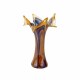 Onda Glass Tortoiseshell Twisted Flower Vase 51 Onda Glass Tortoiseshell Twisted Flower Vase 51