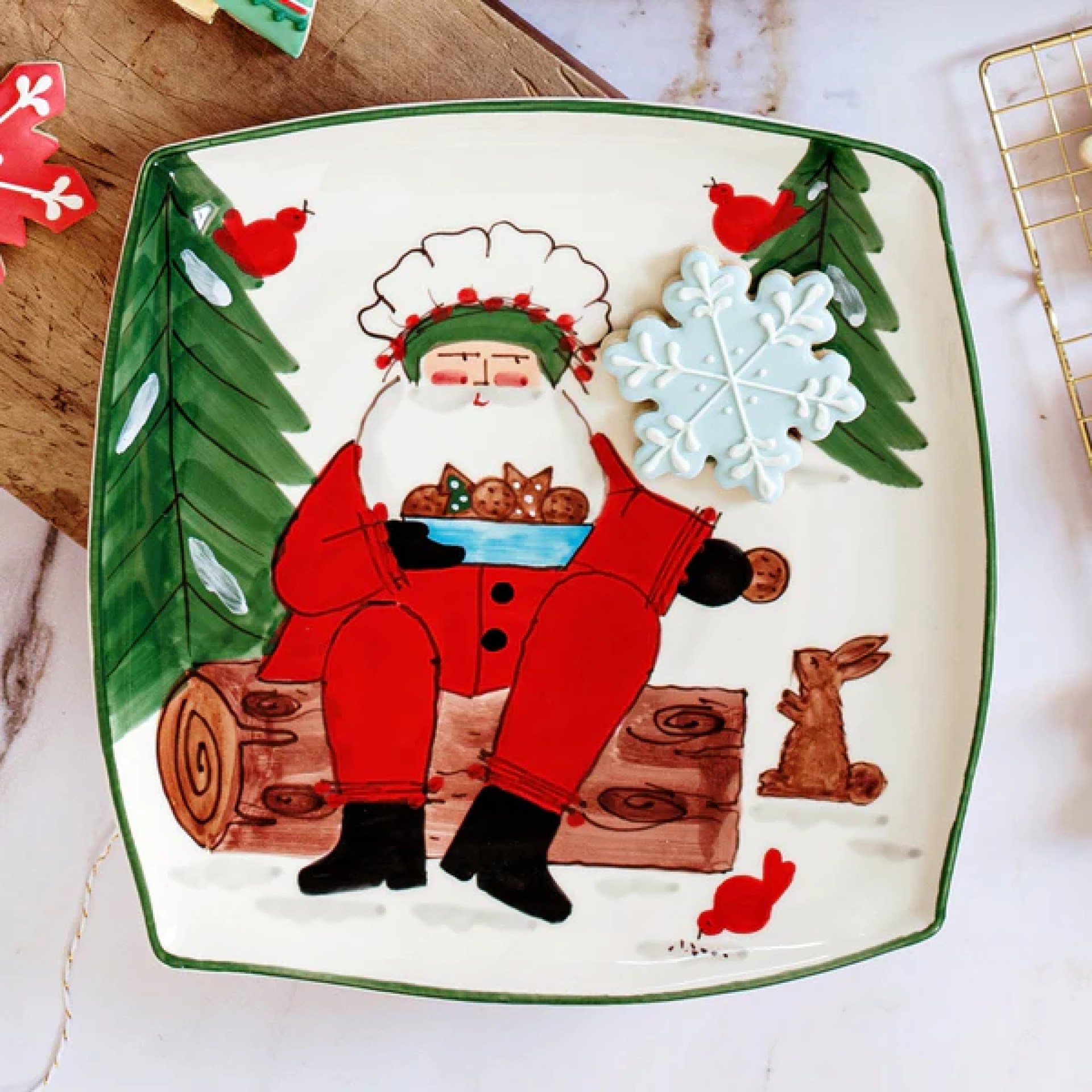 Old St. Nick 2025 Limited Edition Square Platter 57 Old St. Nick 2025 Limited Edition Square Platter 57