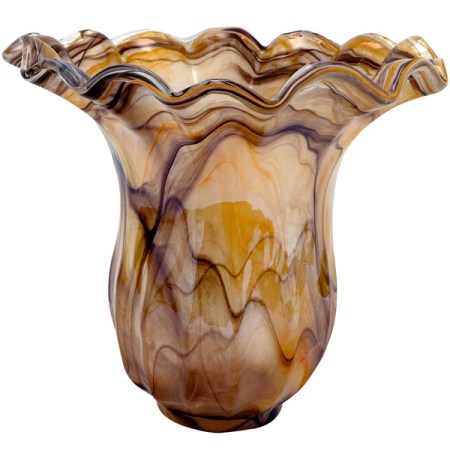 Onda Glass Tortoiseshell Large Tulip Vase 50 Onda Glass Tortoiseshell Large Tulip Vase 50