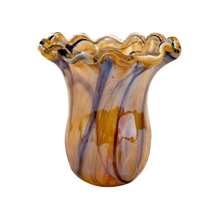 Onda Glass Tortoiseshell Small Tulip Vase 49 Onda Glass Tortoiseshell Small Tulip Vase 49