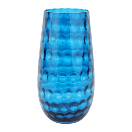 Bolla Glass Ash Blue Medium Pebbled Vase 9 Bolla Glass Ash Blue Medium Pebbled Vase 9
