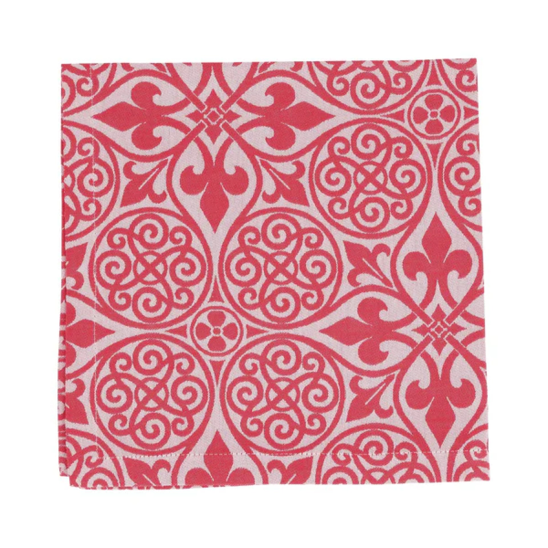 Damask Red Napkins - Set of 4 18 Damask Red Napkins - Set of 4 18
