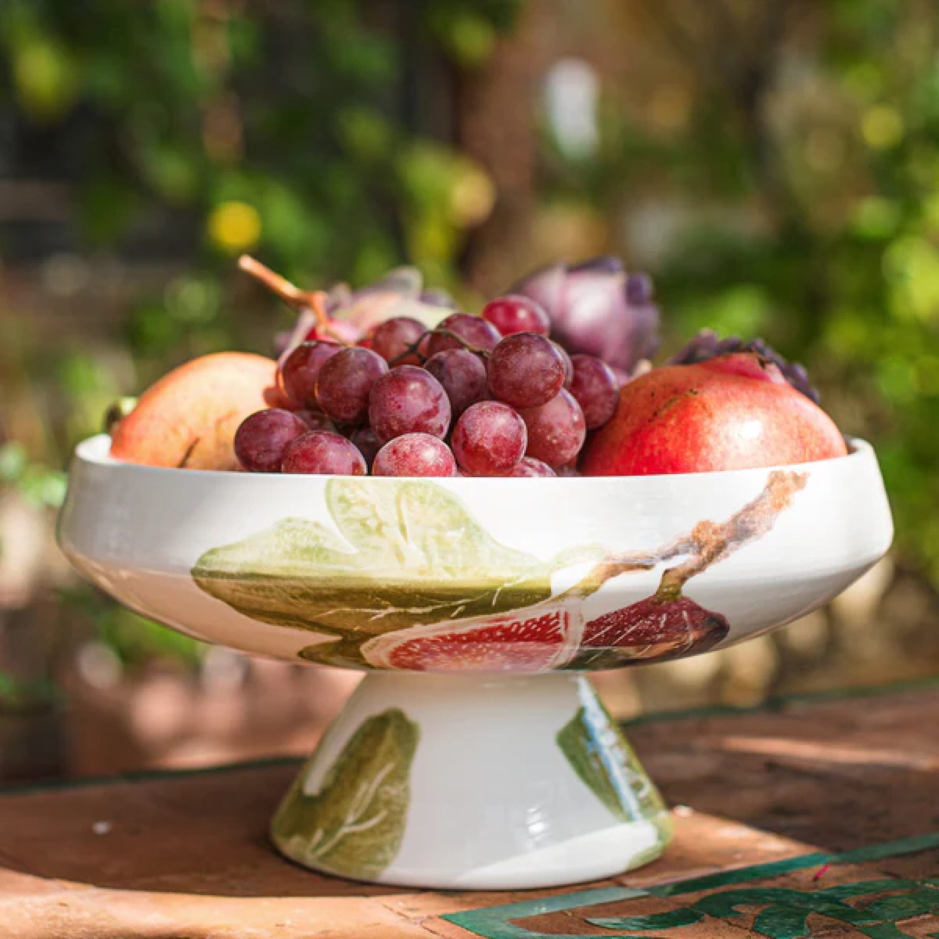 Fico Pedestal Fruit Bowl 32 Fico Pedestal Fruit Bowl 32