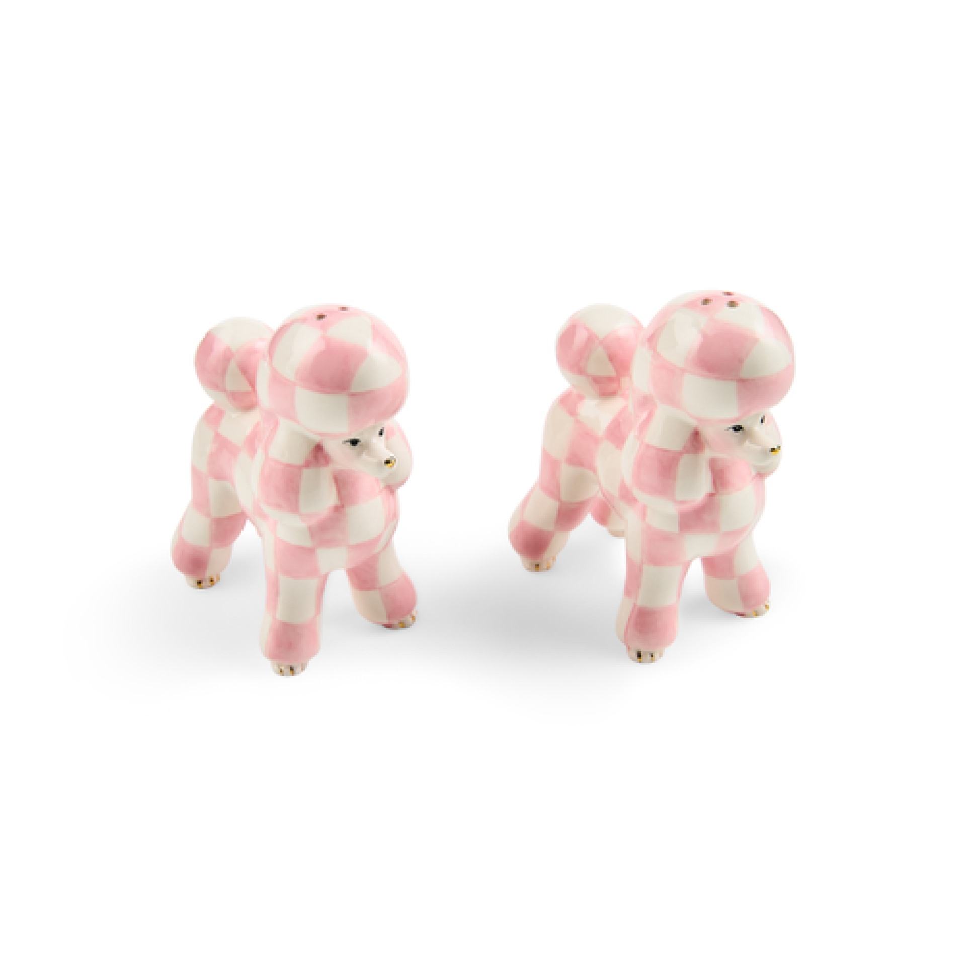 Rosy Poodle Salt & Pepper Set 6 Rosy Poodle Salt & Pepper Set 6