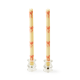 Pink Bow Dinner Candles, Set of 2 9 Pink Bow Dinner Candles, Set of 2 9