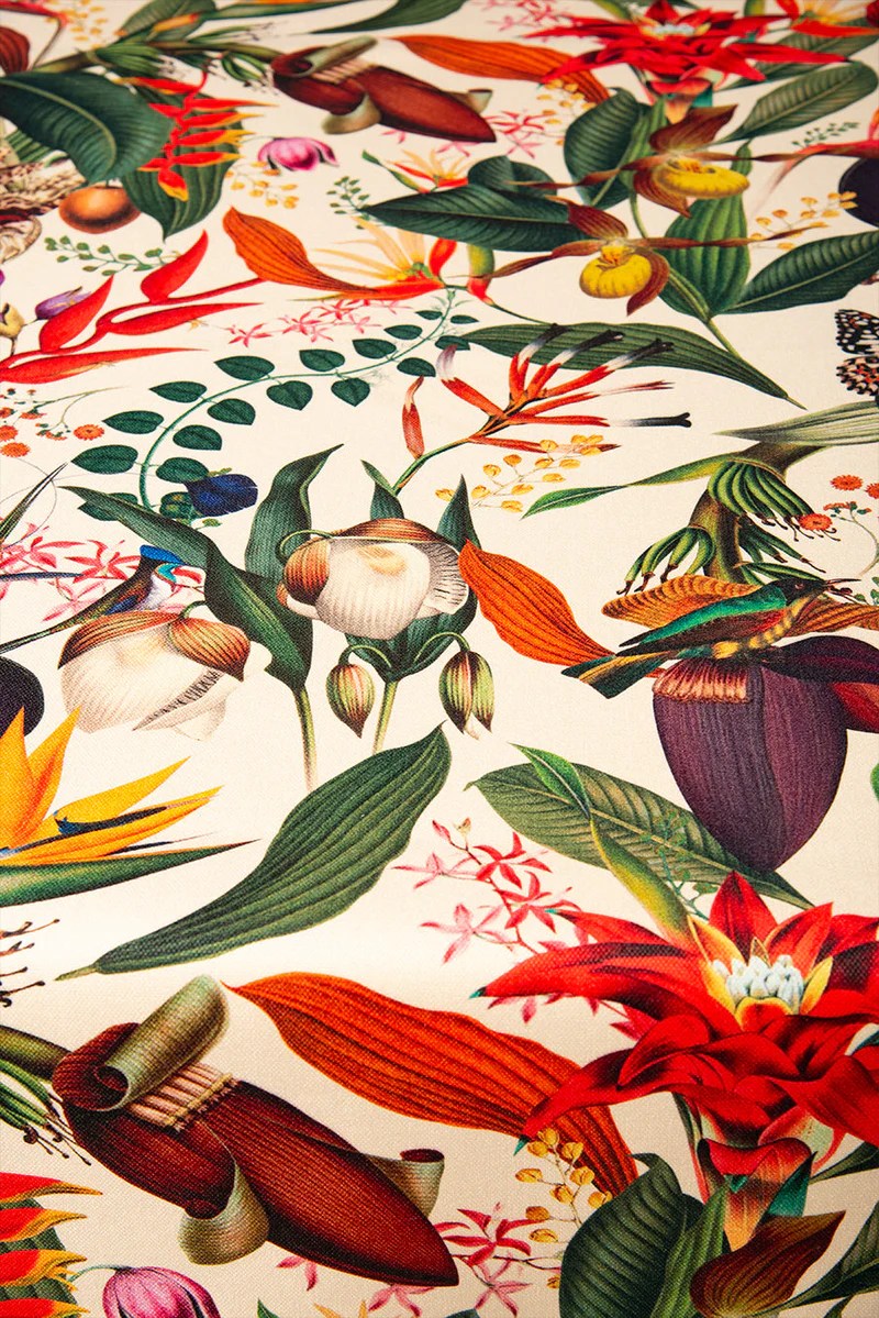 TABLECLOTH ROUND DIAMETER IVORY COLOMBIAN FLOWERS300CM 52 TABLECLOTH ROUND DIAMETER IVORY COLOMBIAN FLOWERS300CM 52