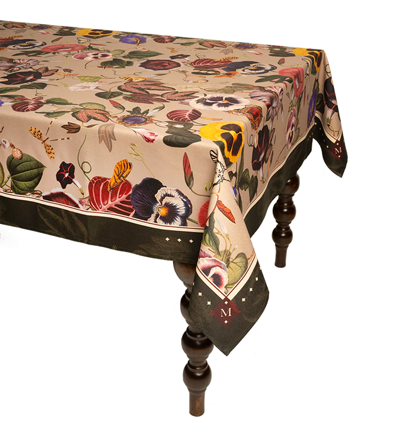 TABLECLOTH PENSAMIENTOS MINT 250 CM 13 TABLECLOTH PENSAMIENTOS MINT 250 CM 13