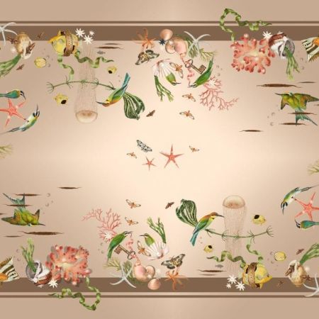 TABLECLOTH ROUND DIAMETER CORALINA BEIGE300CM 51 TABLECLOTH ROUND DIAMETER CORALINA BEIGE300CM 51