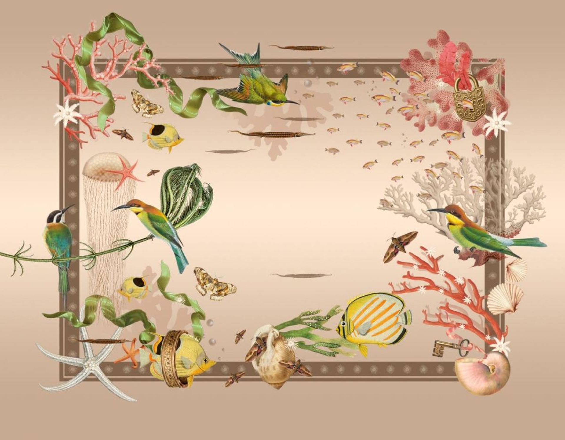 PLACEMAT CORALINA TAUPE 42 PLACEMAT CORALINA TAUPE 42