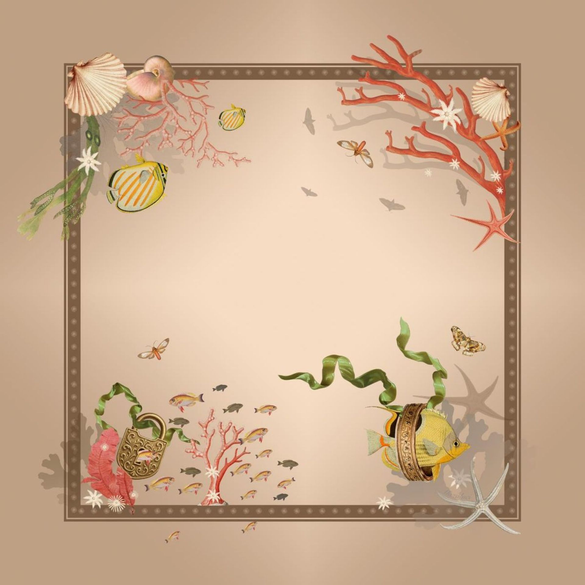 NAPKIN CORALINA TAUPE 40 NAPKIN CORALINA TAUPE 40
