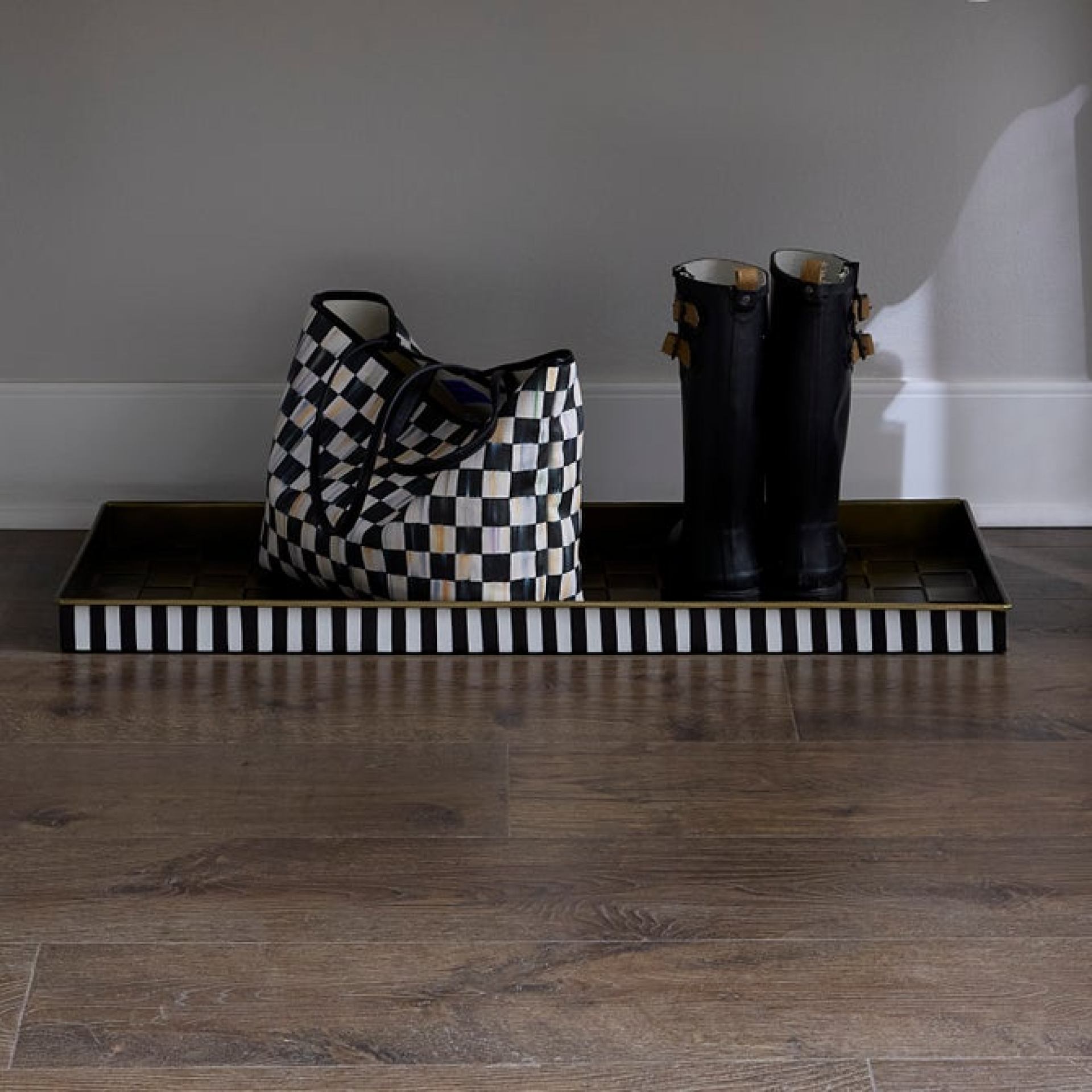 Courtly Stripe Boot Tray 2 Courtly Stripe Boot Tray 2
