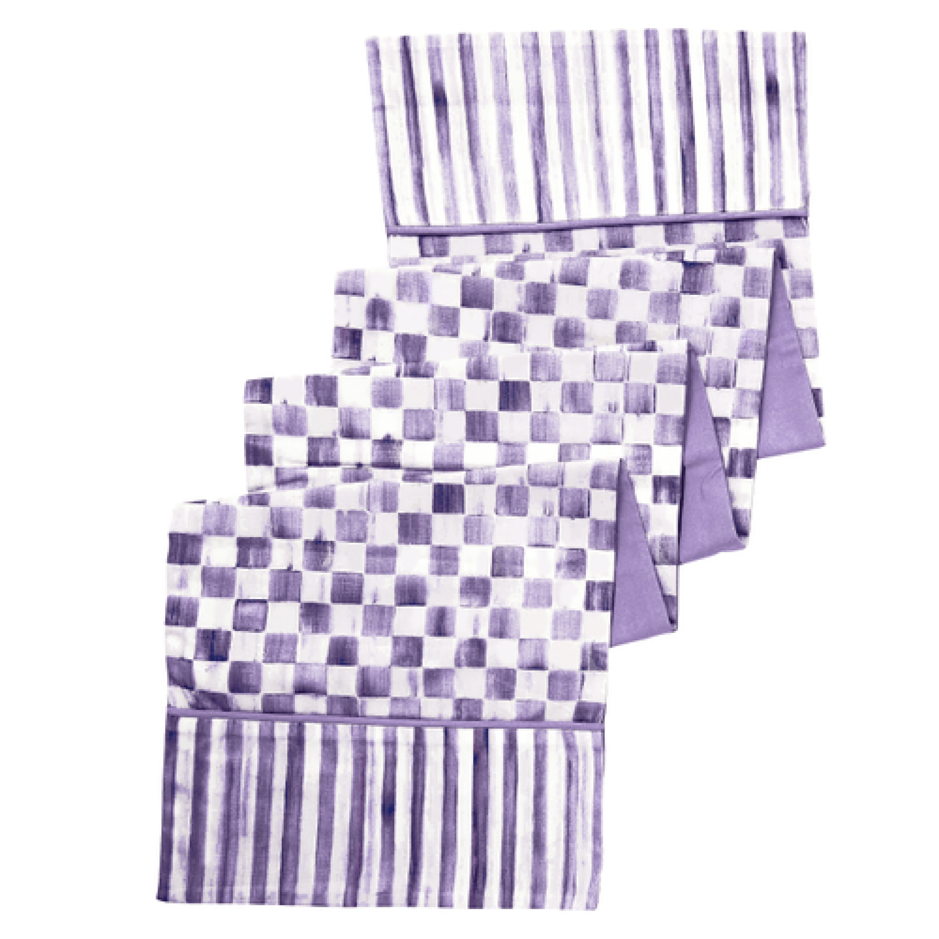 violet check table runner 3 violet check table runner 3