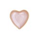 Baroque Glass Pink Heart Plate 29 Baroque Glass Pink Heart Plate 29