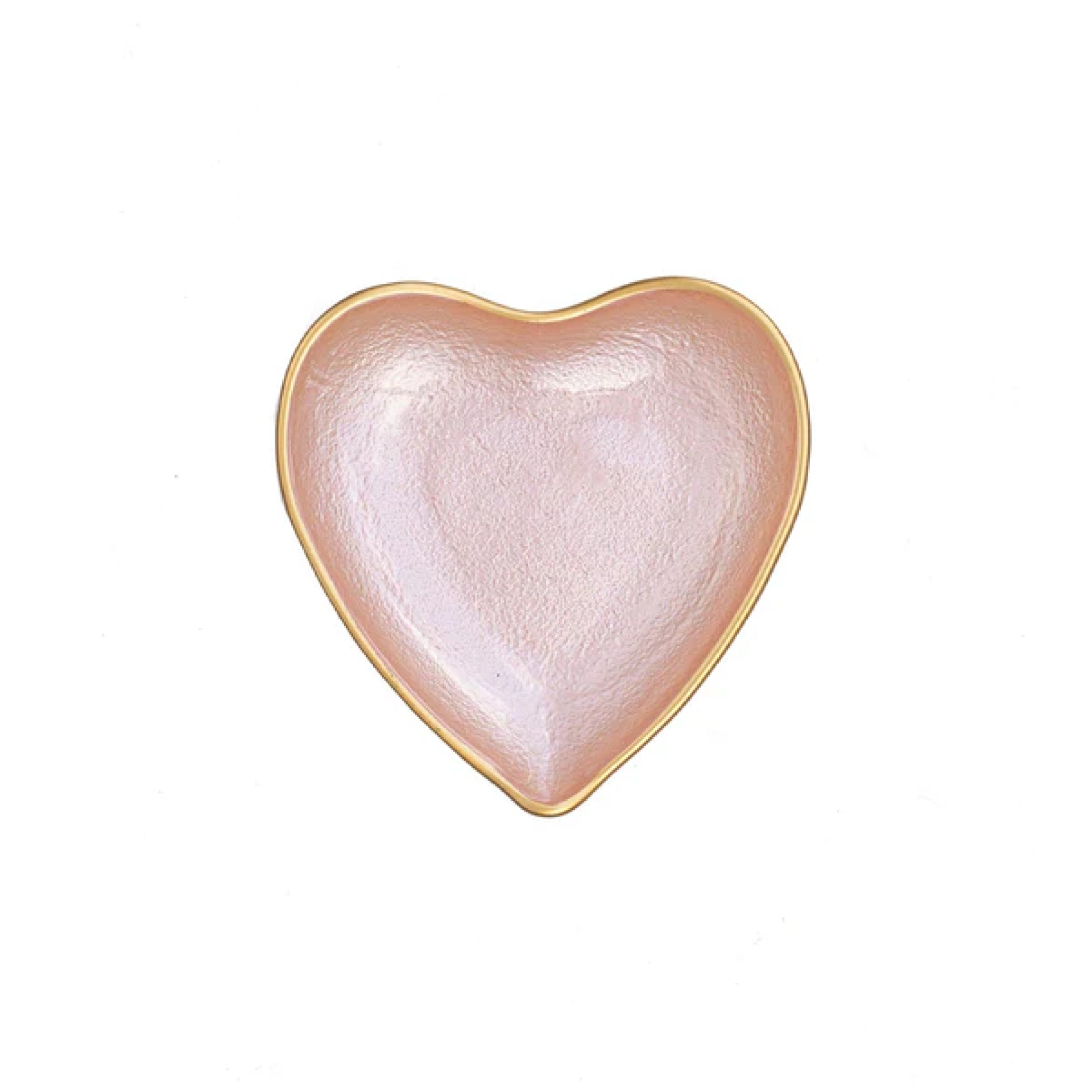 Baroque Glass Pink Heart Plate 29 Baroque Glass Pink Heart Plate 29