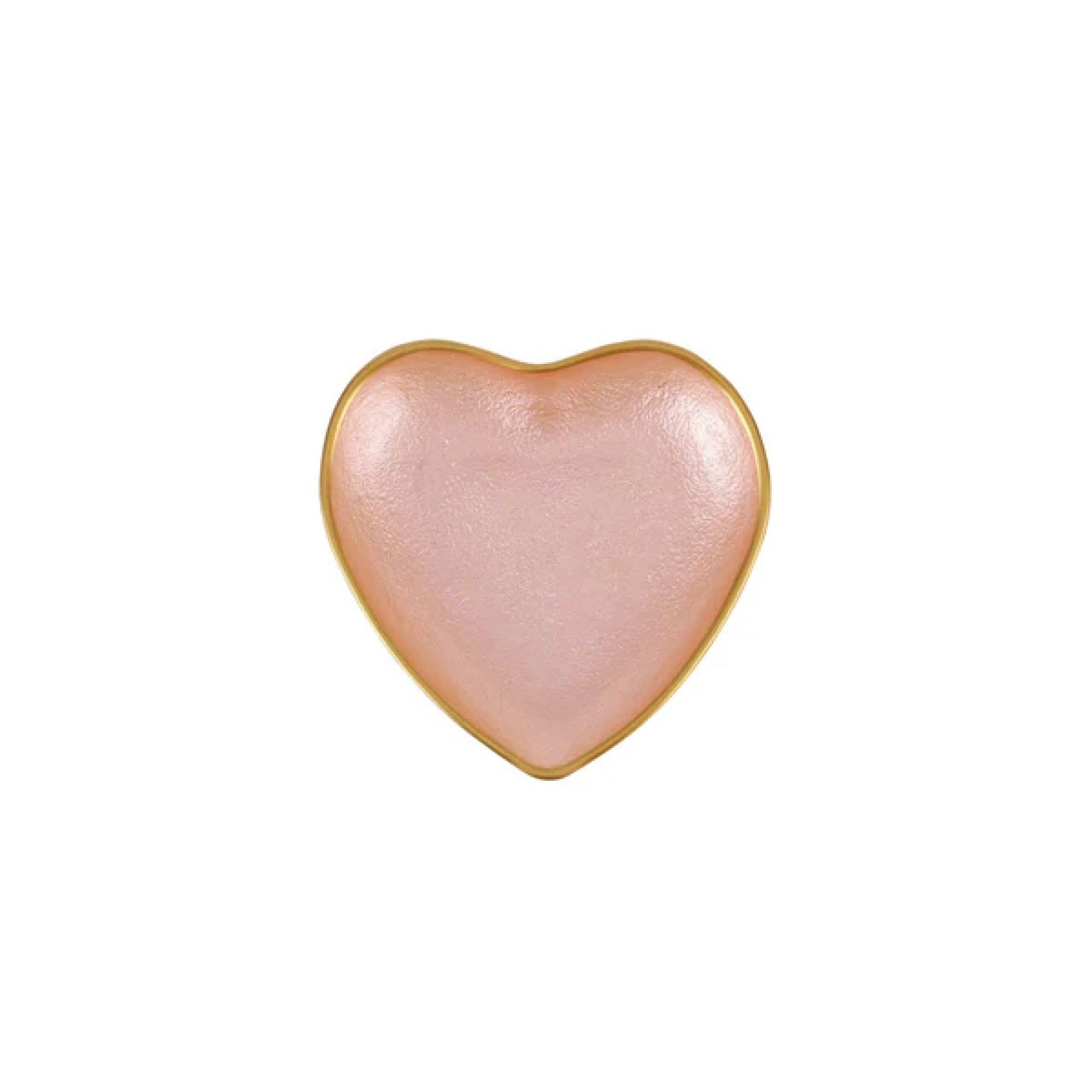 Baroque Glass Pink Heart Cocktail Plate 25 Baroque Glass Pink Heart Cocktail Plate 25