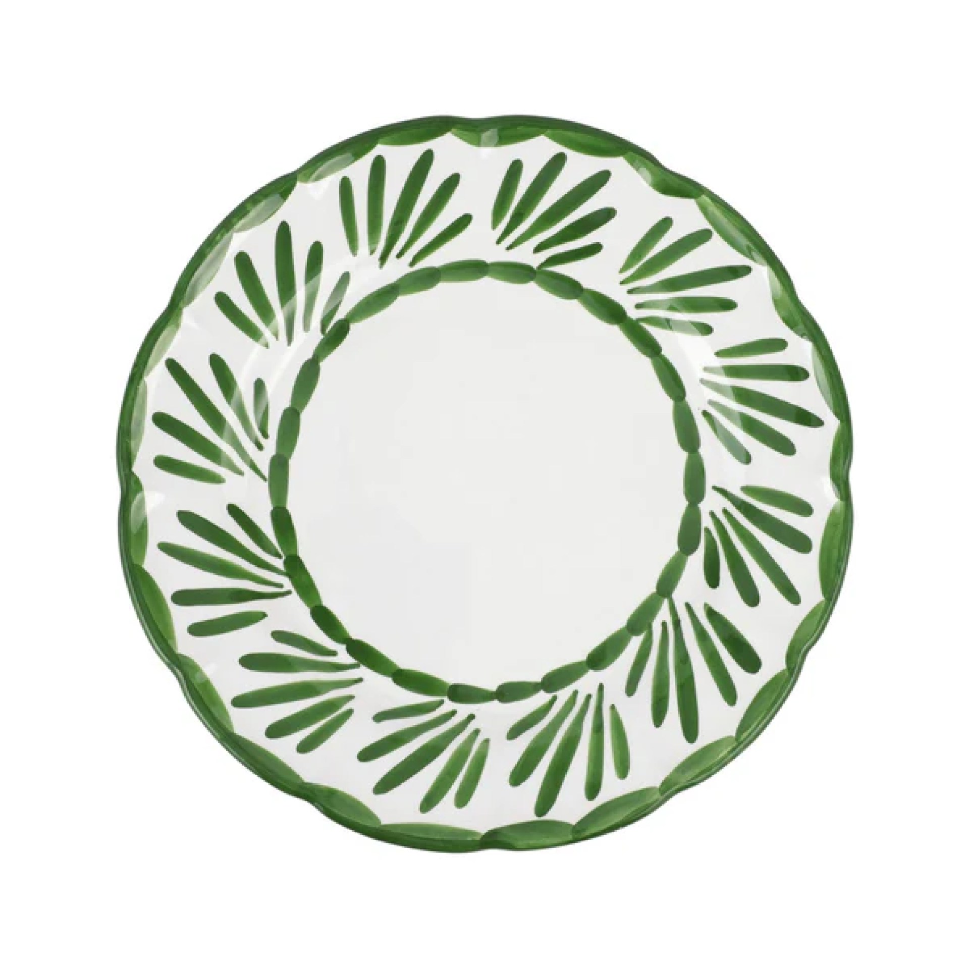 Arezzo Green Dinner Plate 18 Arezzo Green Dinner Plate 18
