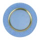 Pelli Glass Blue Charger 26 Pelli Glass Blue Charger 26