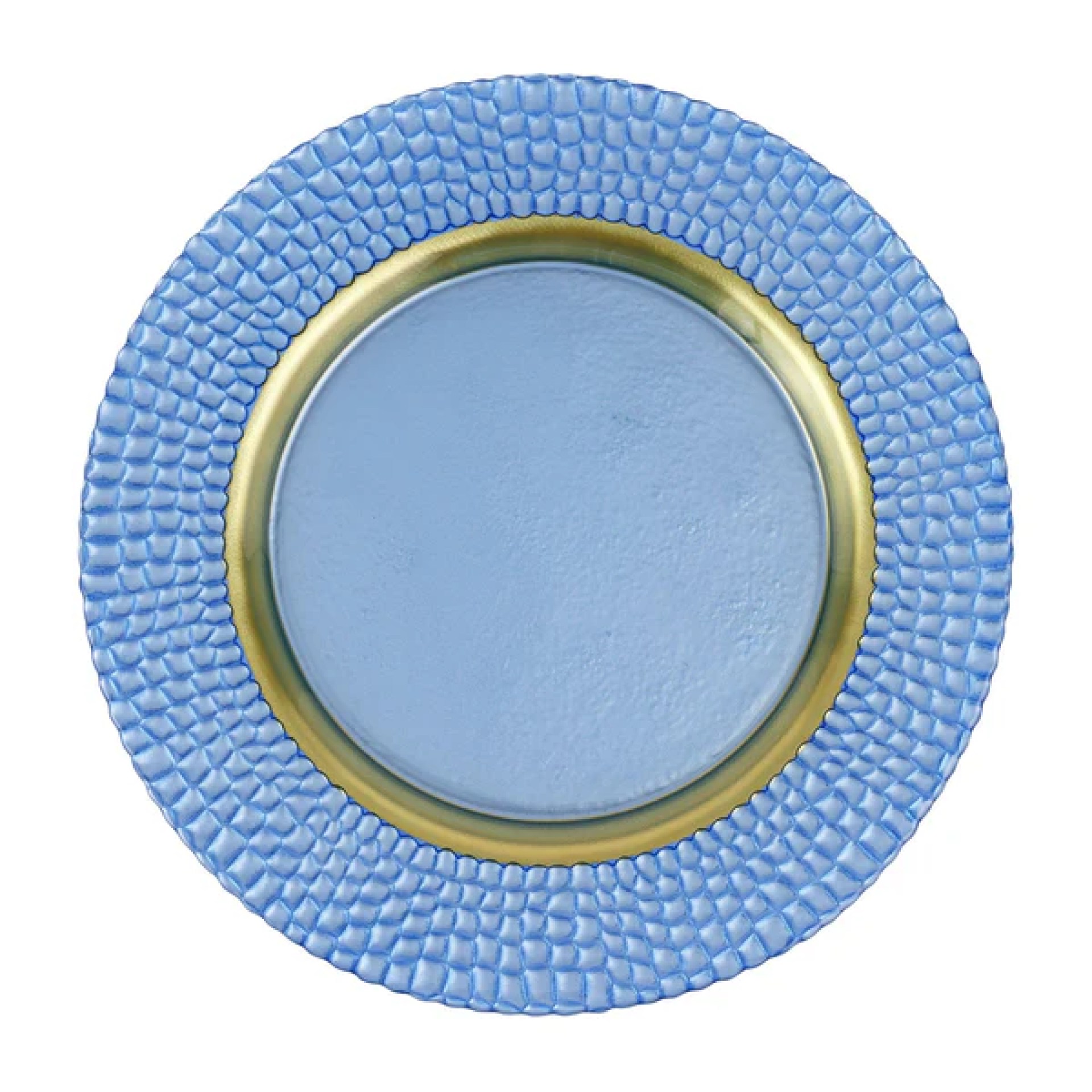 Pelli Glass Blue Charger 26 Pelli Glass Blue Charger 26